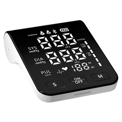 Porodo LiveOn digital blood pressure monitor with dual-user memory
