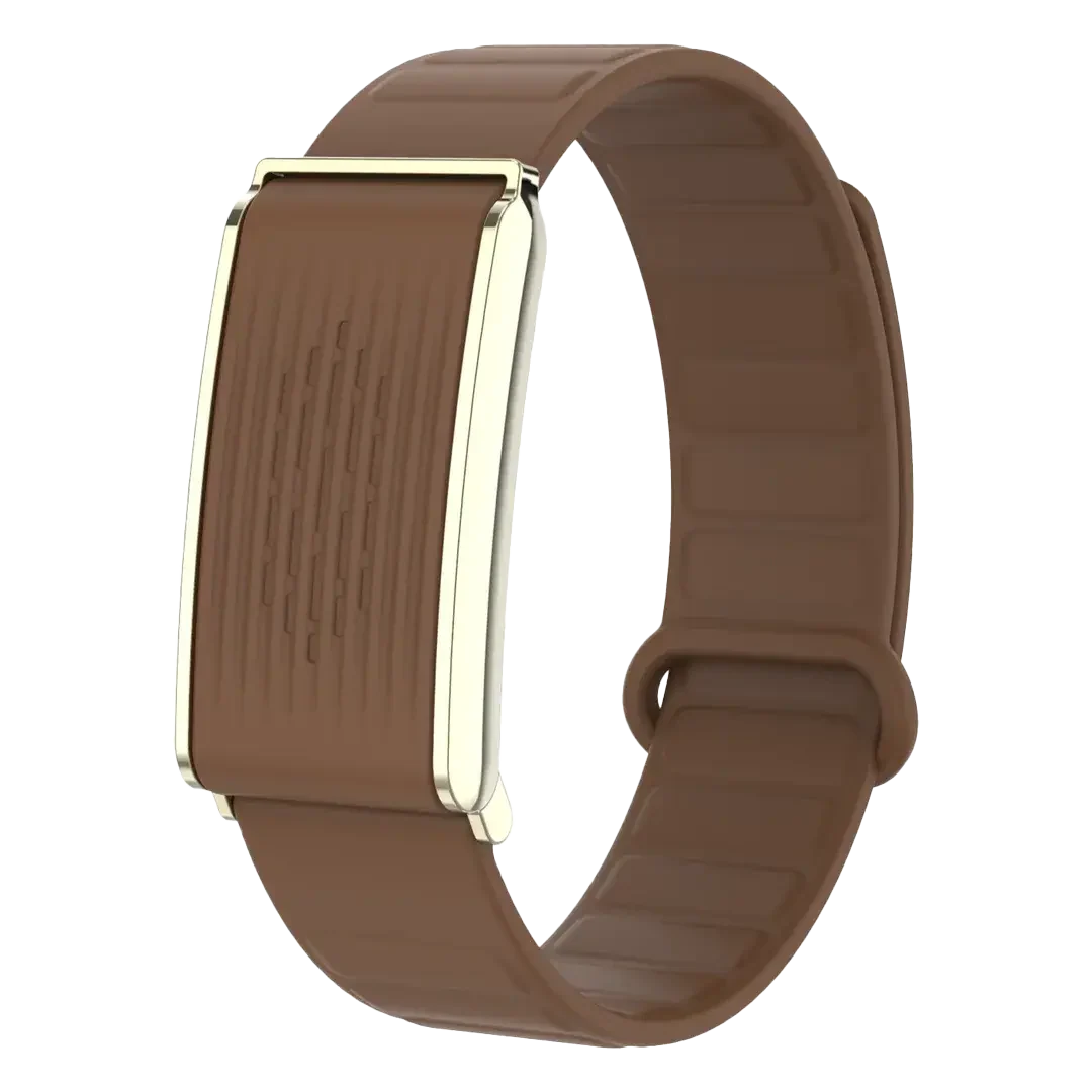 Porodo TrackFit X smart bracelet fitness tracker - Brown Front 