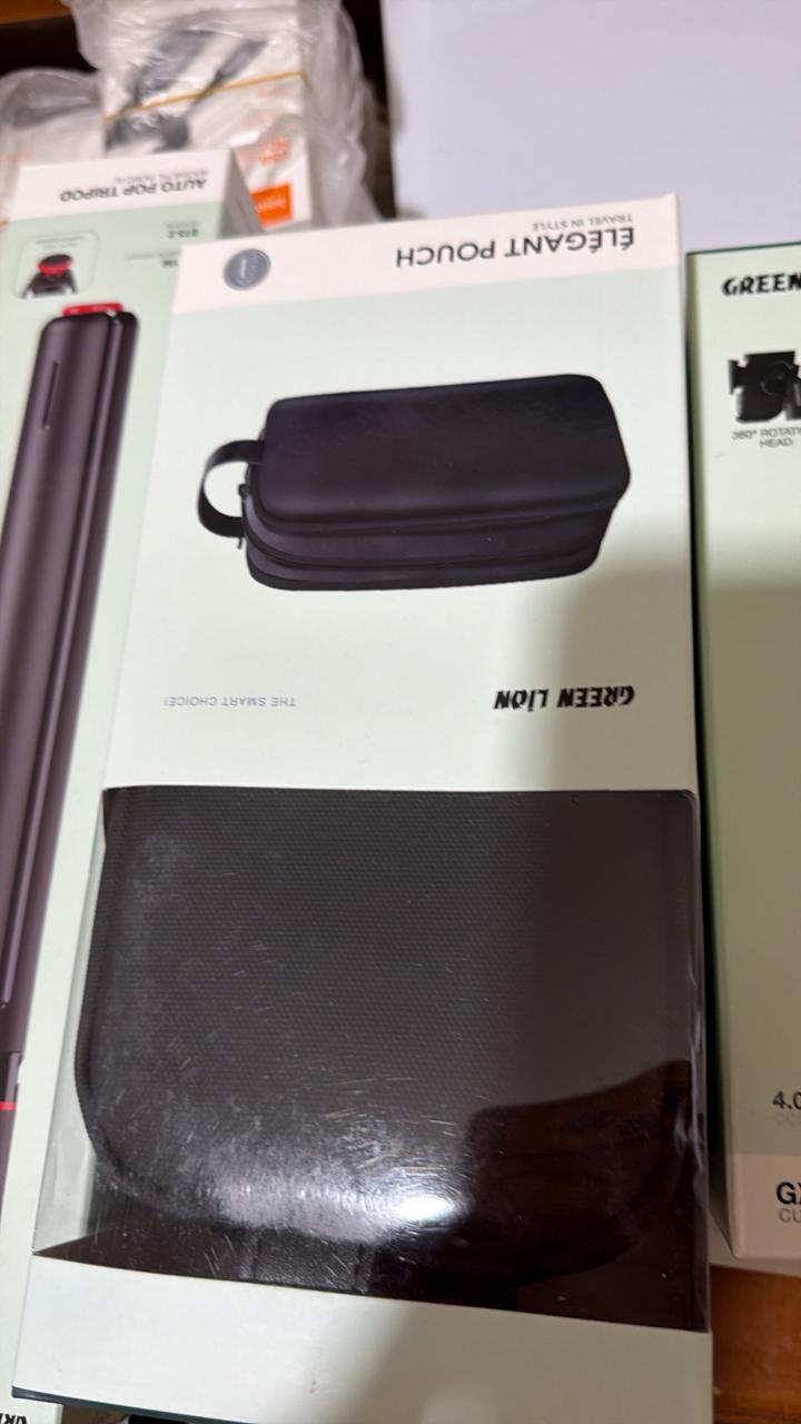 Green Lion Elegant Pouch – Premium Protective Carry Case