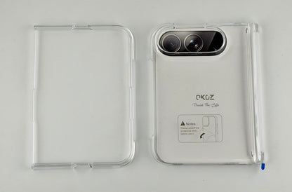 Clear Hard Case for iPhone Duo - Two-Piece with Hinge Protection