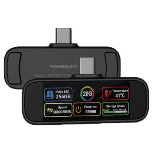Powerology VaultX Mini Portable SSD – 256 GB | 512 GB | 1 TB