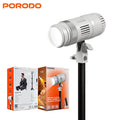 Porodo Cannes Vision LED Photography Spotlight 20W COB – Ra 95+, 3200K–6500K, Remote