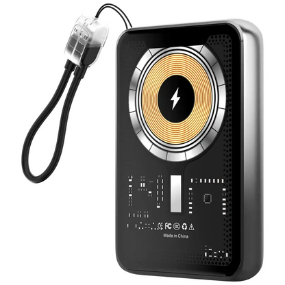 MagSafe Power Bank 5000mAh Porodo Arcadevolt – Built-In Retro Games