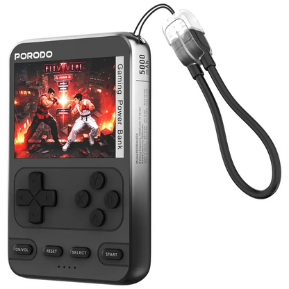 MagSafe Power Bank 5000mAh Porodo Arcadevolt – Built-In Retro Games