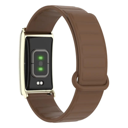 Porodo TrackFit X smart bracelet fitness tracker - Brown Back 
