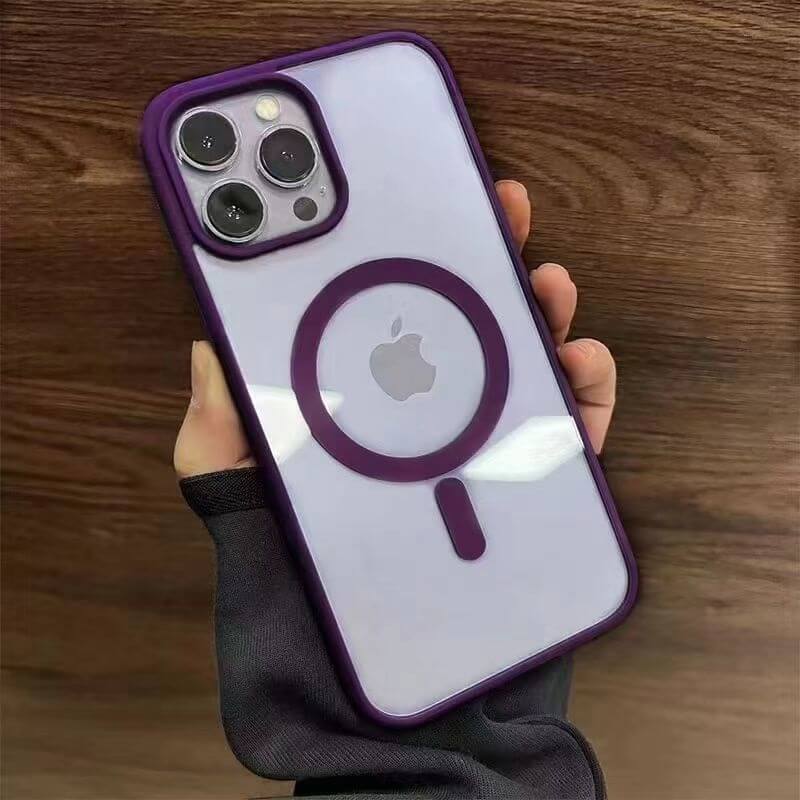 Framed Edge MagSafe Case | Shockproof Magnetic iPhone Case | anti-yellowing | 14,15,16 series
