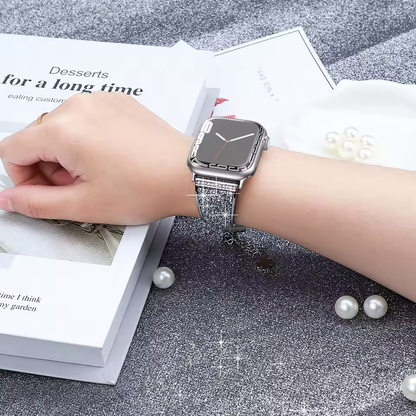 Women’s Diamond Metal Bracelet Strap for Apple Watch