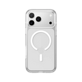 PULOKA Magsafe Clear Case Rubber Edges | Plastic Back | Aluminum Buttons