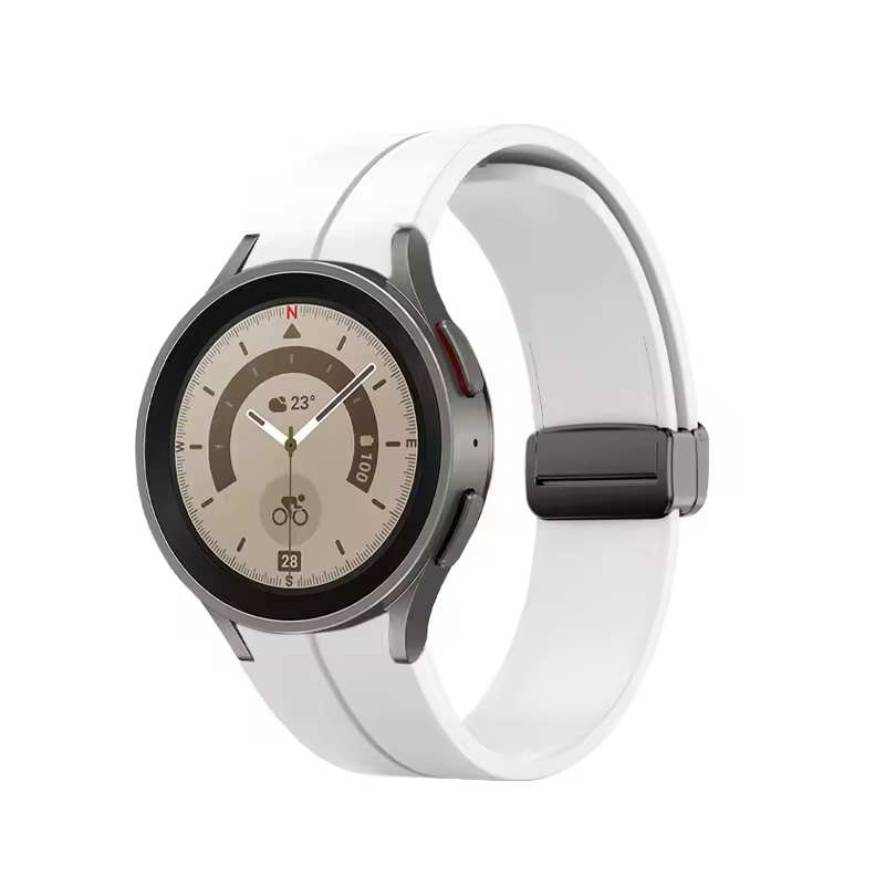 Original Magnetic Silicone Strap for Samsung, Xiaomi, Huawei Watches