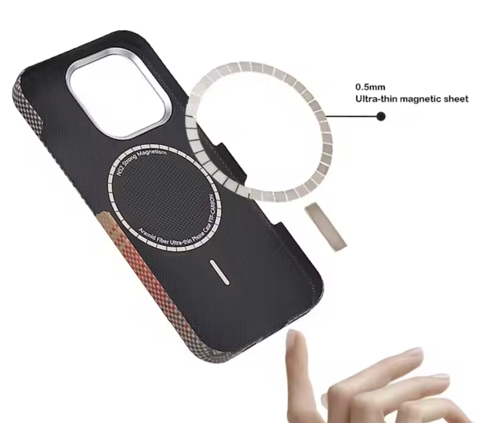 Blue Knit MagSafe Case for iPhone – Stylish Slim Protection