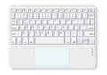 Wireless Touchpad Keyboard 10-Inch Rechargeable – Slim Multi-Device Keyboard (eng+arab)