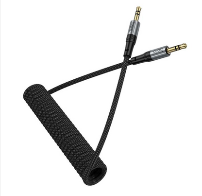 Long HOCO UPA313 AUX cable with flexible and tangle-free design.

