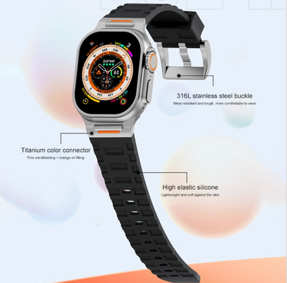 Apple Watch Silicone Sport Band | Rugged Ridged Design