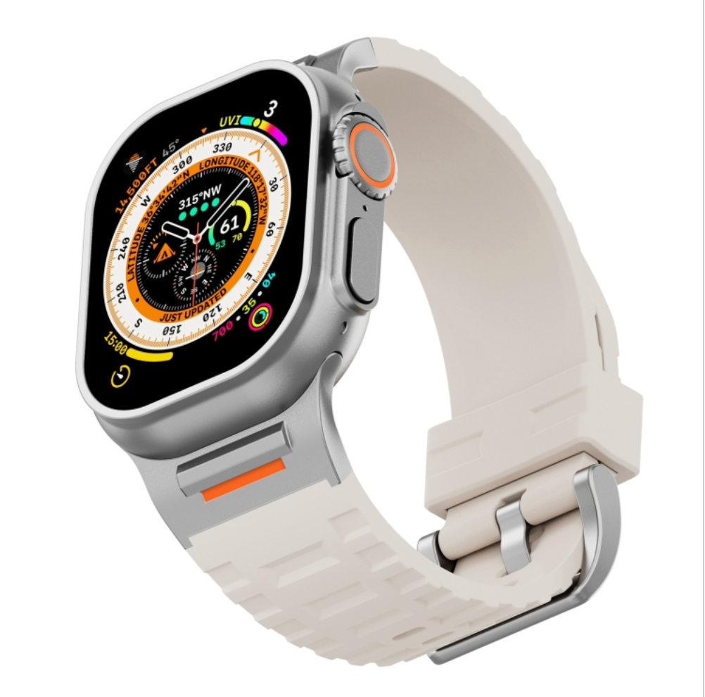 Apple Watch Silicone Sport Band | Rugged Ridged Design