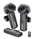 Dual Wireless Lavalier Microphone for iPhone & Android Plokama VM-20