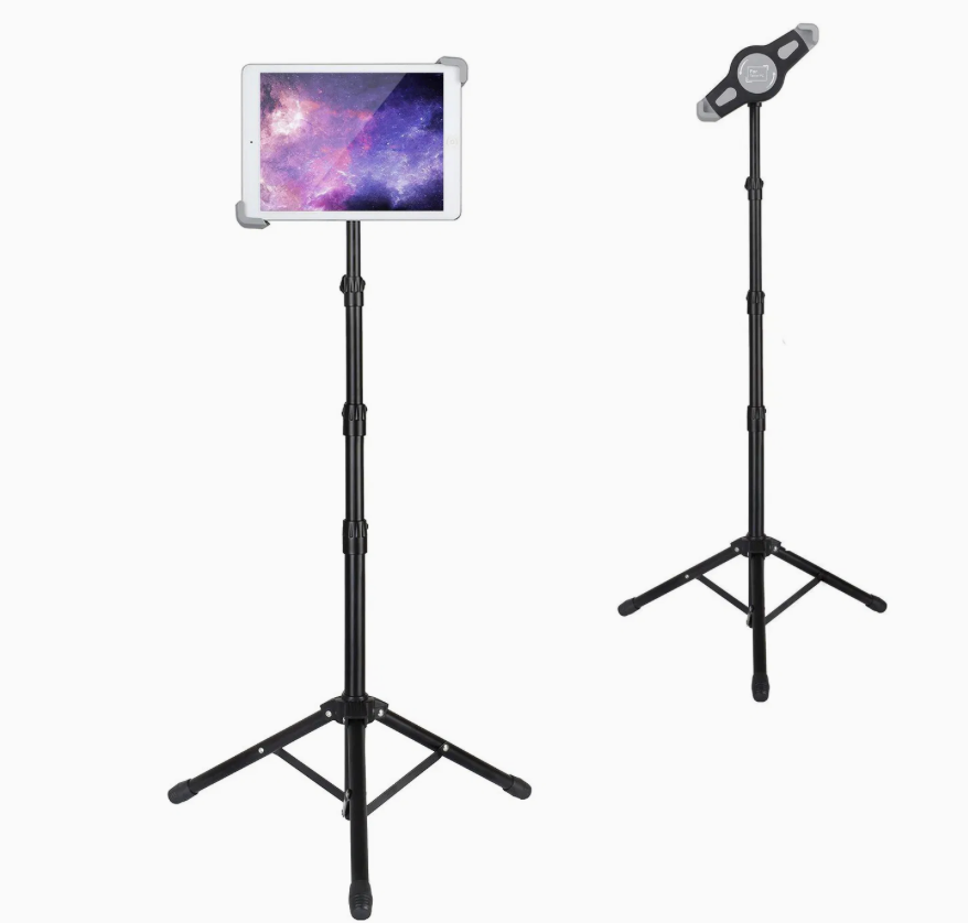 Adjustable Aluminium Tablet Tripod Stand – 360° Rotation (9-12inch)