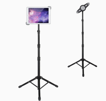 Adjustable Aluminium Tablet Tripod Stand – 360° Rotation (9-12inch)