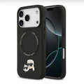 PU Leather Case with Karl Lagerfeld Pins – iPhone 17/18 Pro & Pro Max