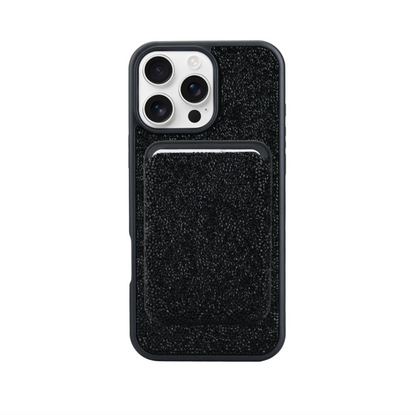 Glitter MagSafe Case with Magnetic Wallet