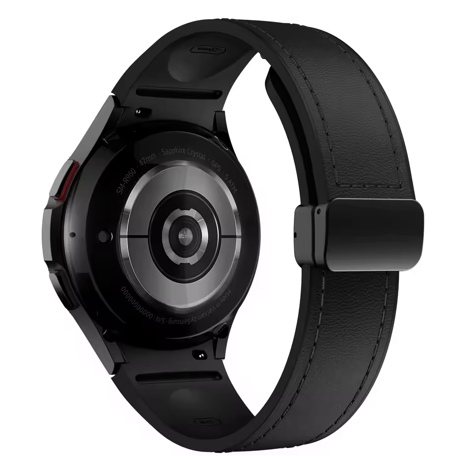 Premium Leather Magnetic Band | Samsung Galaxy & Huawei Compatible