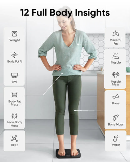 eufy Smart Scale A1 - Bluetooth Body Composition Scale, Black
