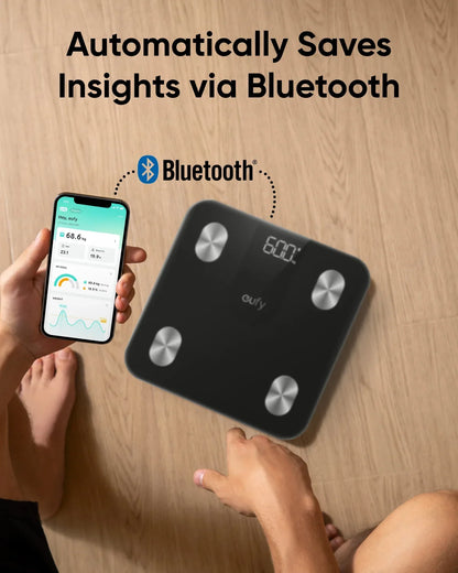 eufy Smart Scale A1 - Bluetooth Body Composition Scale, Black