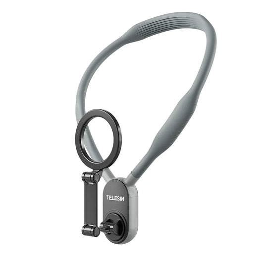 TELESIN Smartphone Magnetic Neck Holder – Hands-Free Adjustable Mount for Content Creation & Video Calls