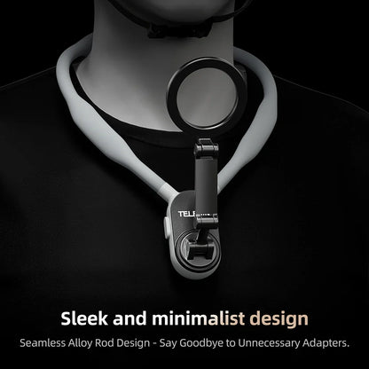 TELESIN Smartphone Magnetic Neck Holder – Hands-Free Adjustable Mount for Content Creation & Video Calls