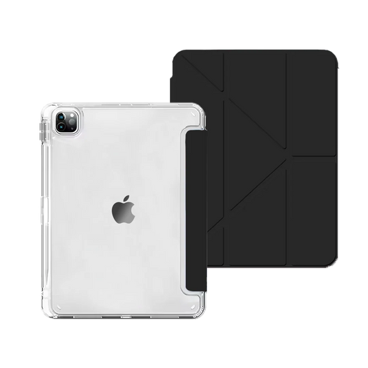 Smart Tri-Fold iPad Case with Clear Back for iPad 10.9 / 11 (A16)