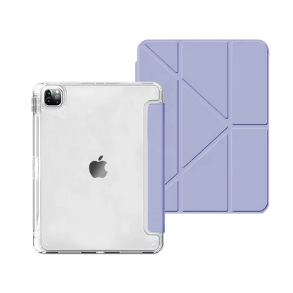 Smart Tri-Fold iPad Case with Clear Back for iPad 10.9 / 11 (A16)