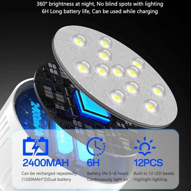 Yesido DH14 emergency light hanging in a tent