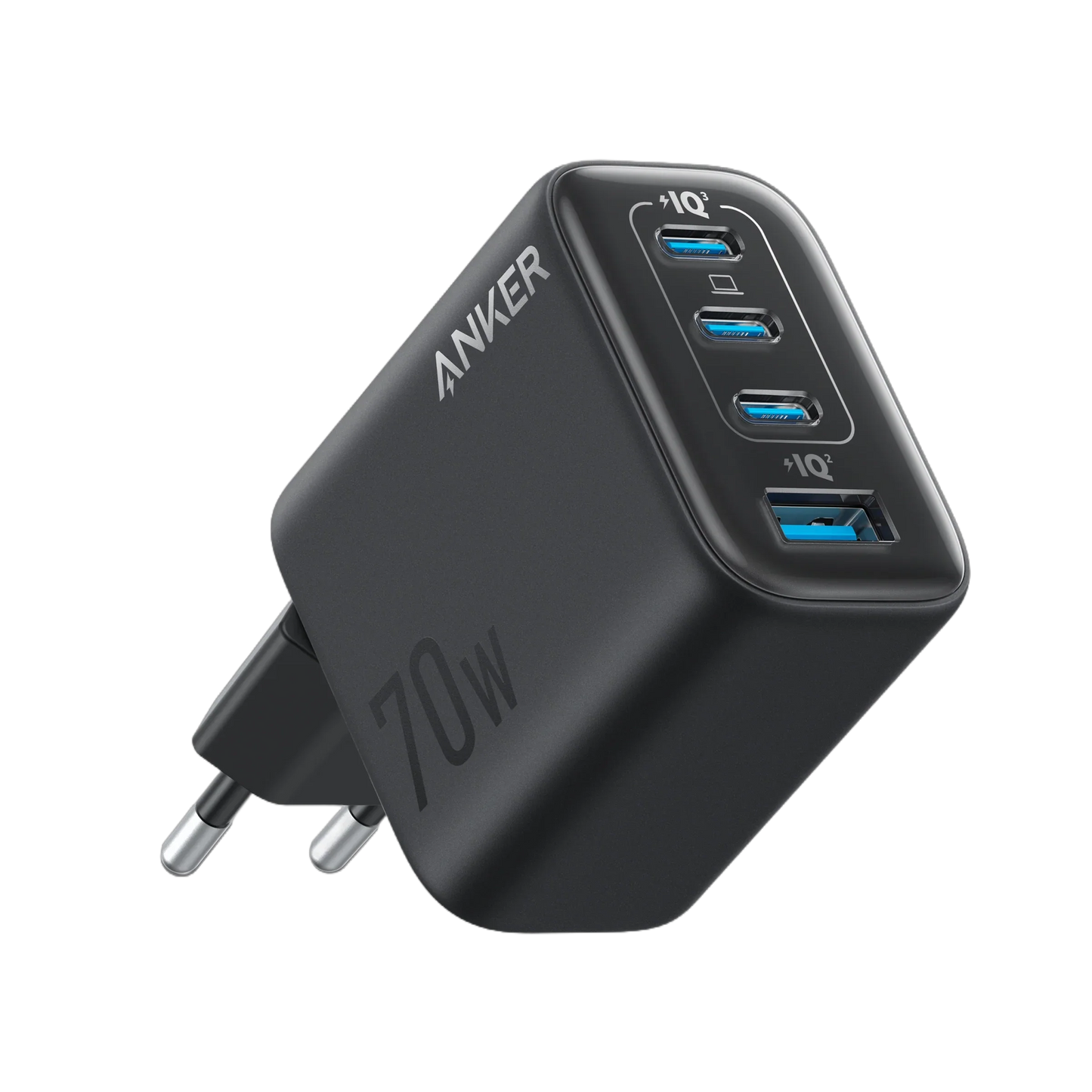 Anker Nano 70W 3-Port Charger – Compact Foldable GaN Design