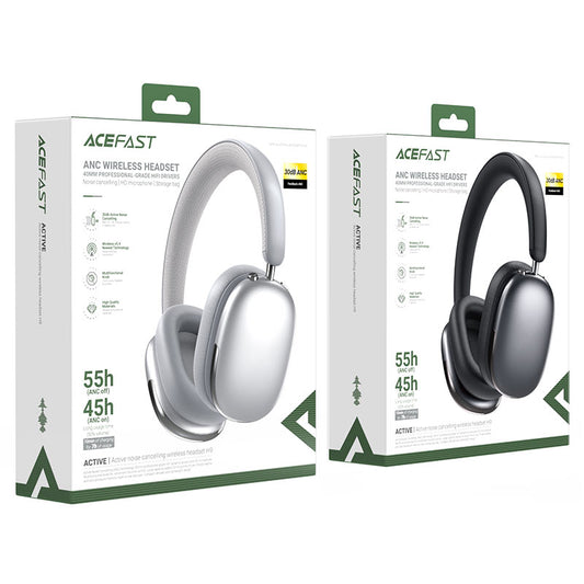ACEFAST H9 ANC wireless headphones over ear design
