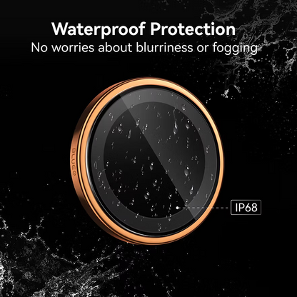 Blueo Sapphire PVD steel camera ring for iPhone 17 Pro
