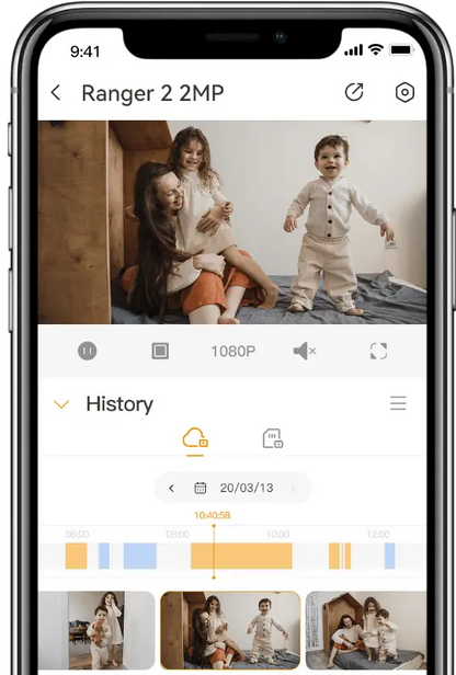 IMOU 3MP home security camera with mobile app control