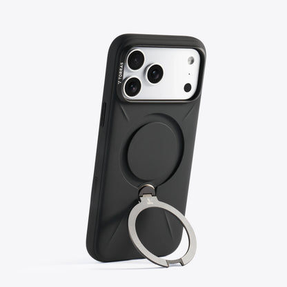 Premium silicone MagSafe case for iPhone 17 Pro Max featuring a slim protective design.
