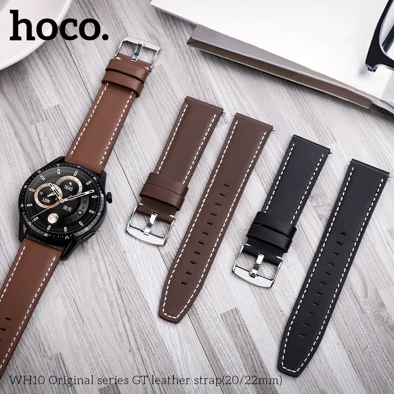 Leather strap 22mm HOCO WH10