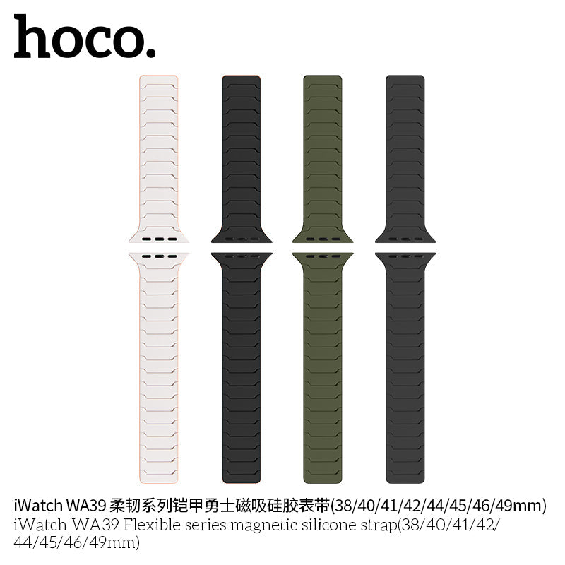 Hoco WA39 Magnetic Silicone Strap for Apple Watch | Flex Series
