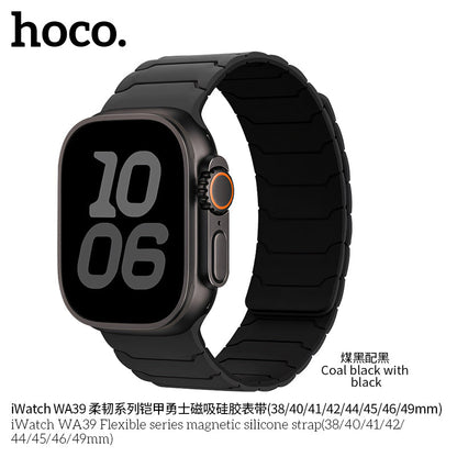 Hoco WA39 Magnetic Silicone Strap for Apple Watch | Flex Series
