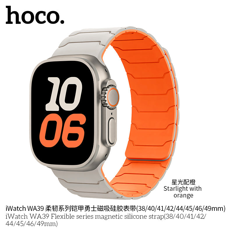 Hoco WA39 Magnetic Silicone Strap for Apple Watch | Flex Series