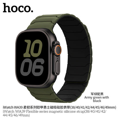 Hoco WA39 Magnetic Silicone Strap for Apple Watch | Flex Series