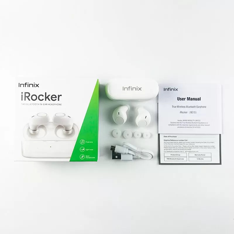 Infinix iRocker XE15 TWS Wireless Earbuds – Unleash True Wireless Freedom