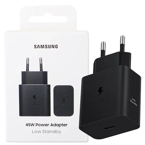Original Samsung 45W Adapter – Super Fast Charging with Low Standby Power