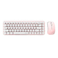 MOFII Wireless Keyboard + Mouse set Bean 68 Keys (PINK/WHITE)
