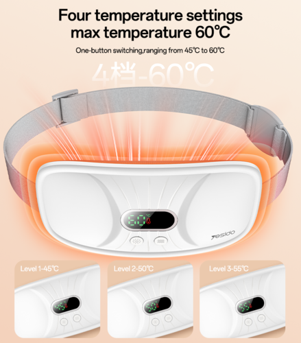 Yesido MG28 heating pad heat levels