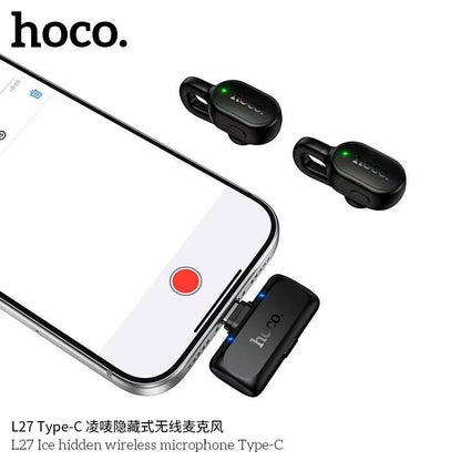 Hoco L27 microphone for interviews and podcasts