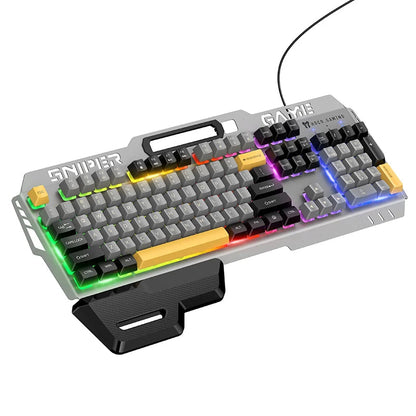 HOCO GM702 wired gaming keyboard with rainbow backlight