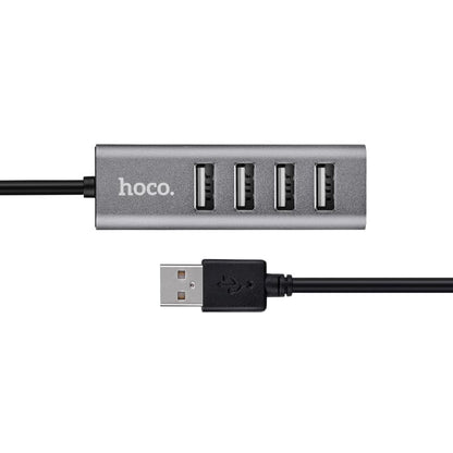 Compact USB-A to 4 USB 2.0 ports hub HOCO HB1
