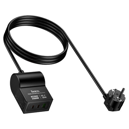 HOCO AC33 USB power strip for home and travel use