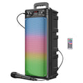 Hoco BS52 Billowing Portable Wireless Speaker with Wired Microphone - Black